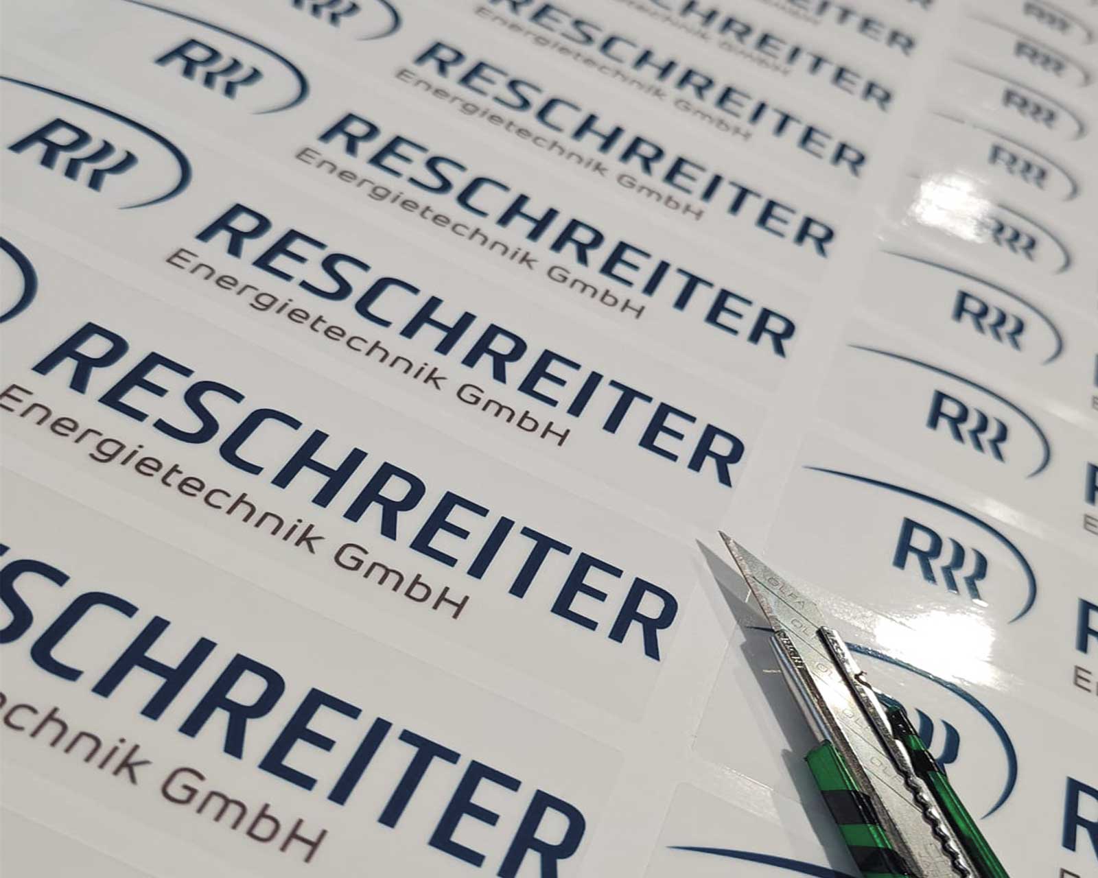 Schrofner-Design-Aufkleber-Reschreiter Aufkleber-Reschreiter